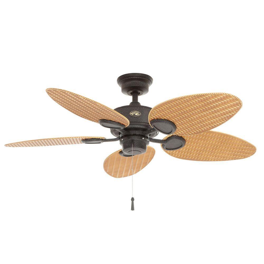 Palm Beach Ceiling Fan Light Kithampton bay palm beach 48 in gilded iron indooroutdoor ceiling