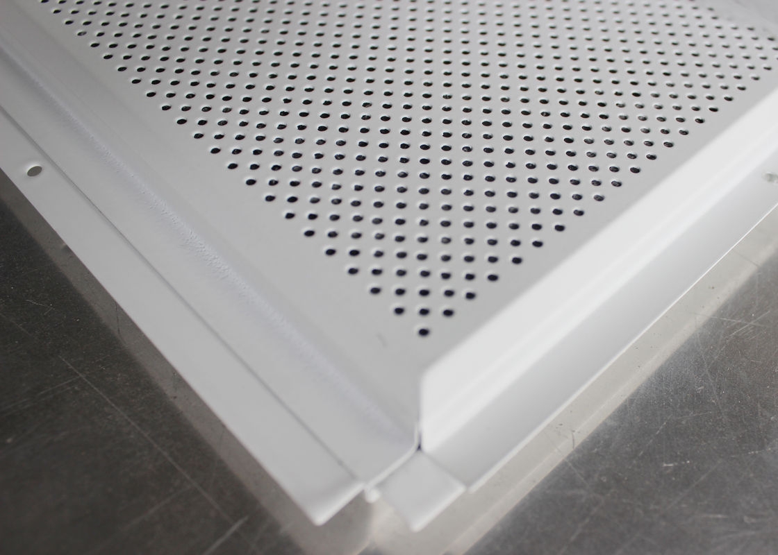 Perforated Metal Suspended Ceiling Tiles Perforated Metal Suspended Ceiling Tiles metal beveled edge perforated ceiling tiles suspended black groove 1120 X 800