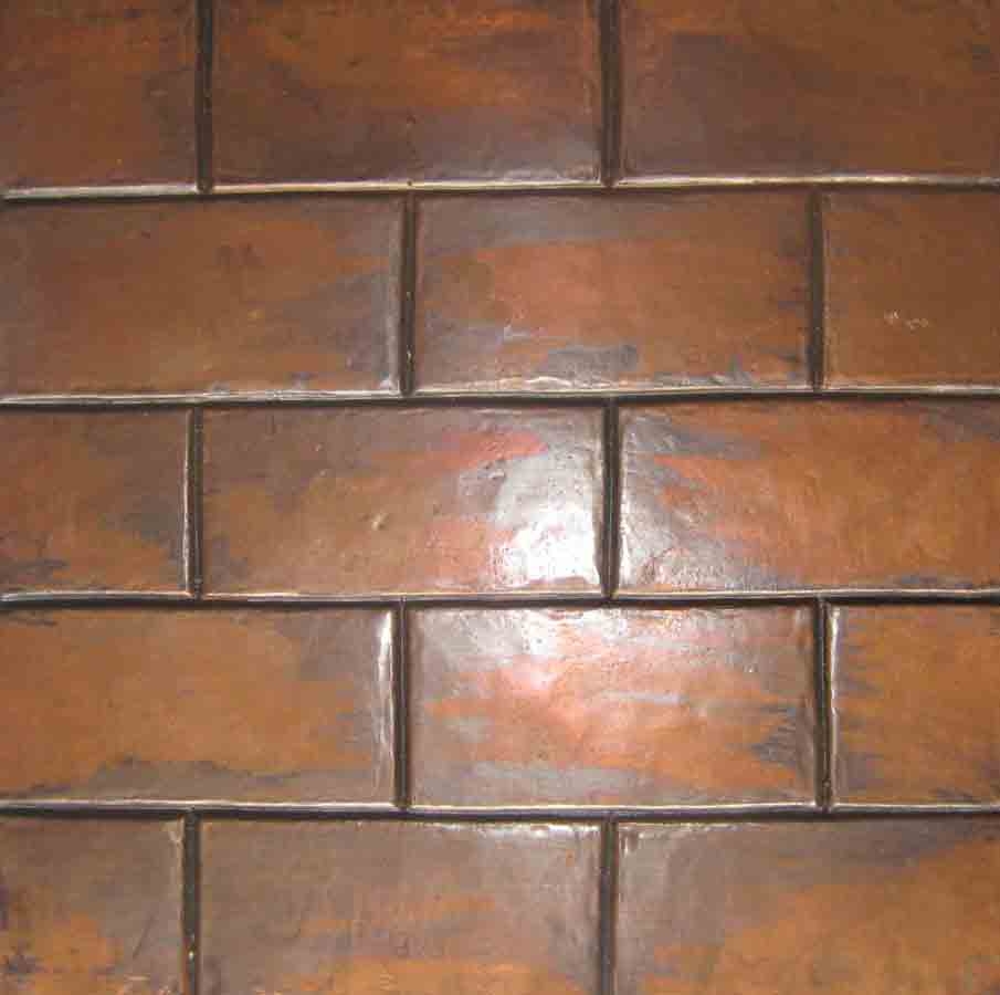 Rustic Copper Ceiling Tiles