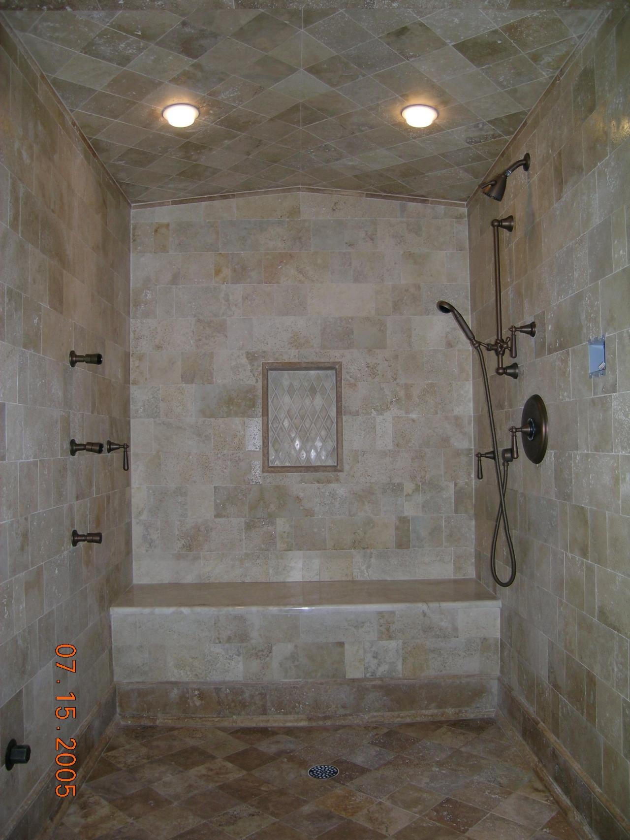 Tiled Shower Ceiling Pictures