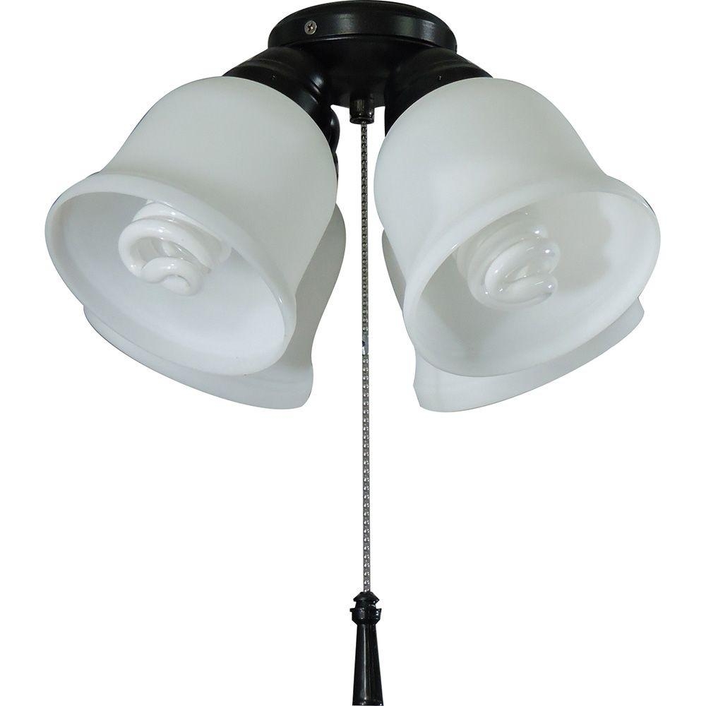 Universal Ceiling Fan Light Kit White
