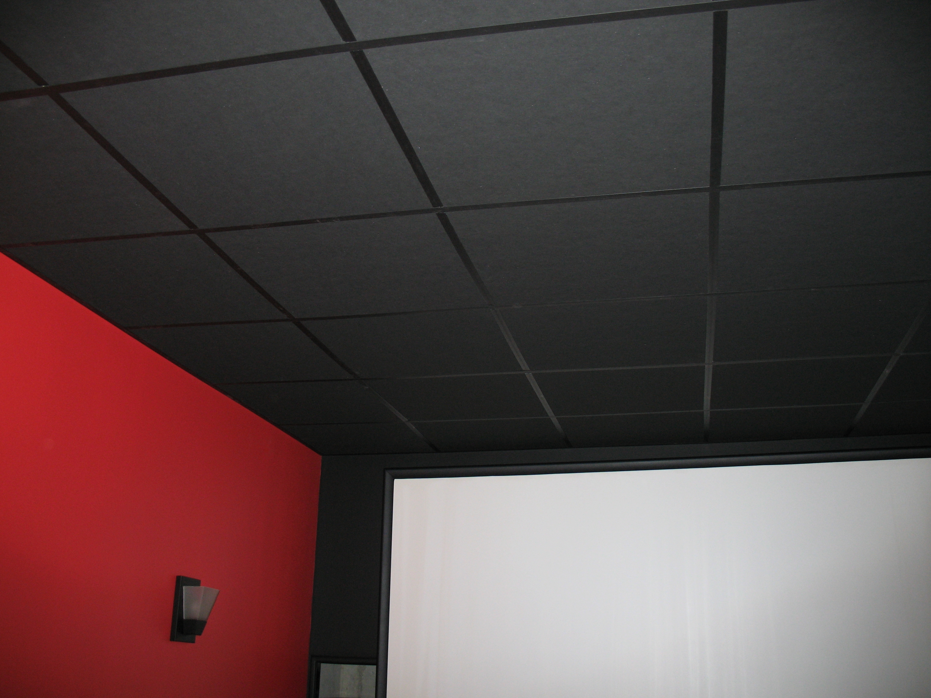 2×4 Black Acoustic Ceiling Tiles