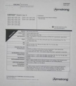 Armstrong Ceiling Tiles Cortega 770 Armstrong Ceiling Tiles Cortega 770 ceiling tiles us armstrong cortega 770 2 x 2 square lay in 869 X 984