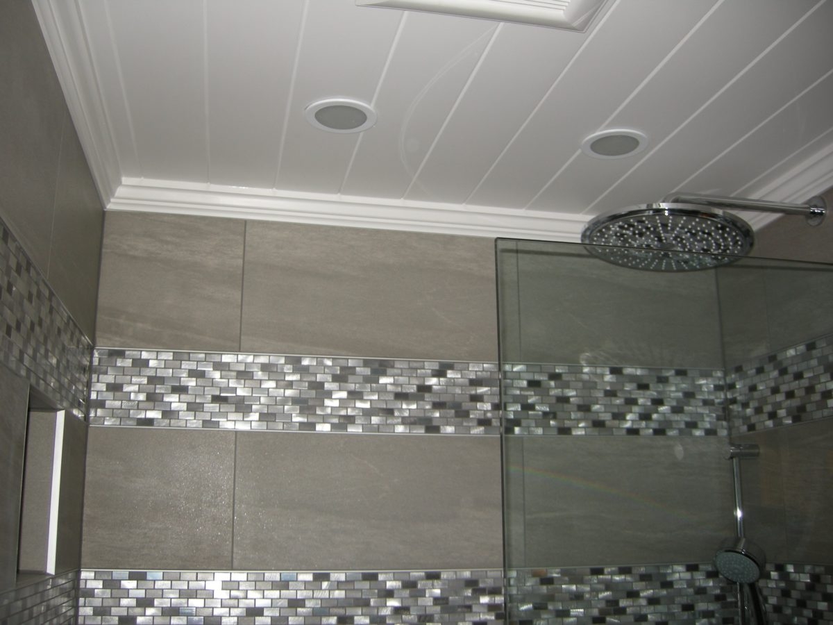 Ceiling Tile Above Shower