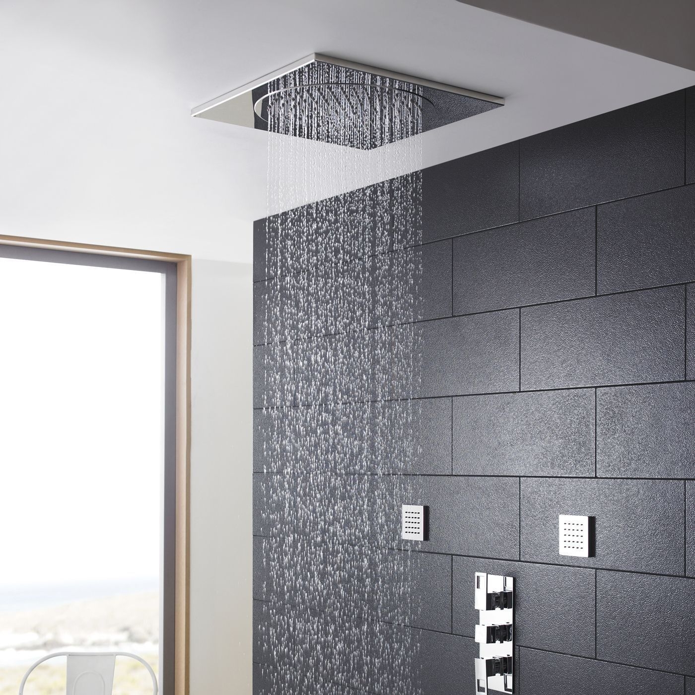 Permalink to Ceiling Tile Shower Head