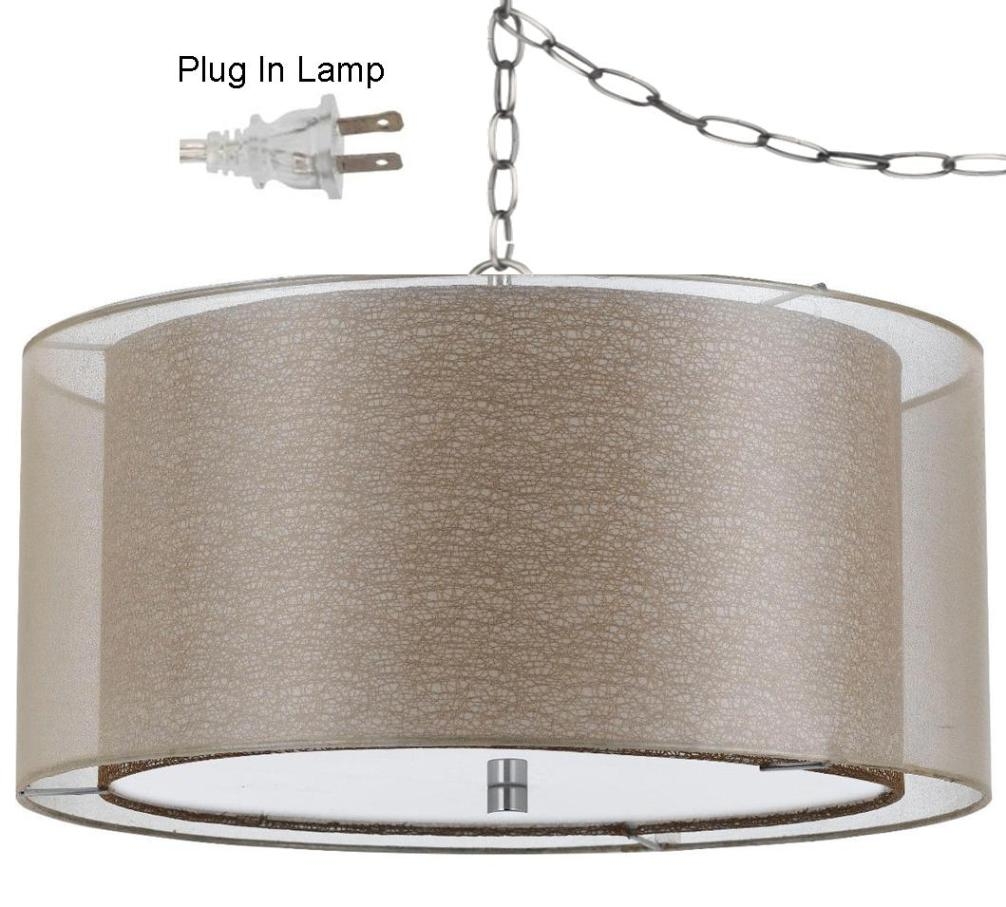 Permalink to Double Drum 18 Wide Bronze Ceiling Light