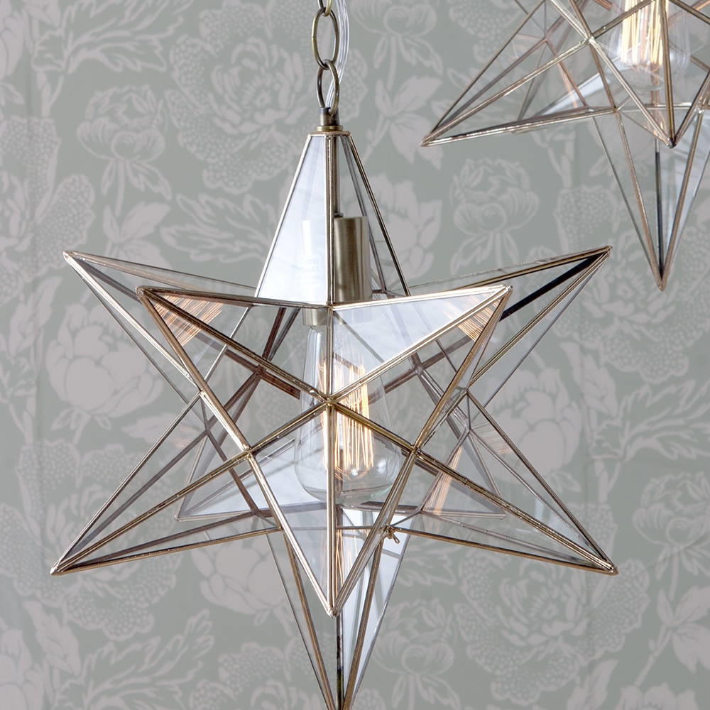 Permalink to Star Shaped Glass Ceiling Light