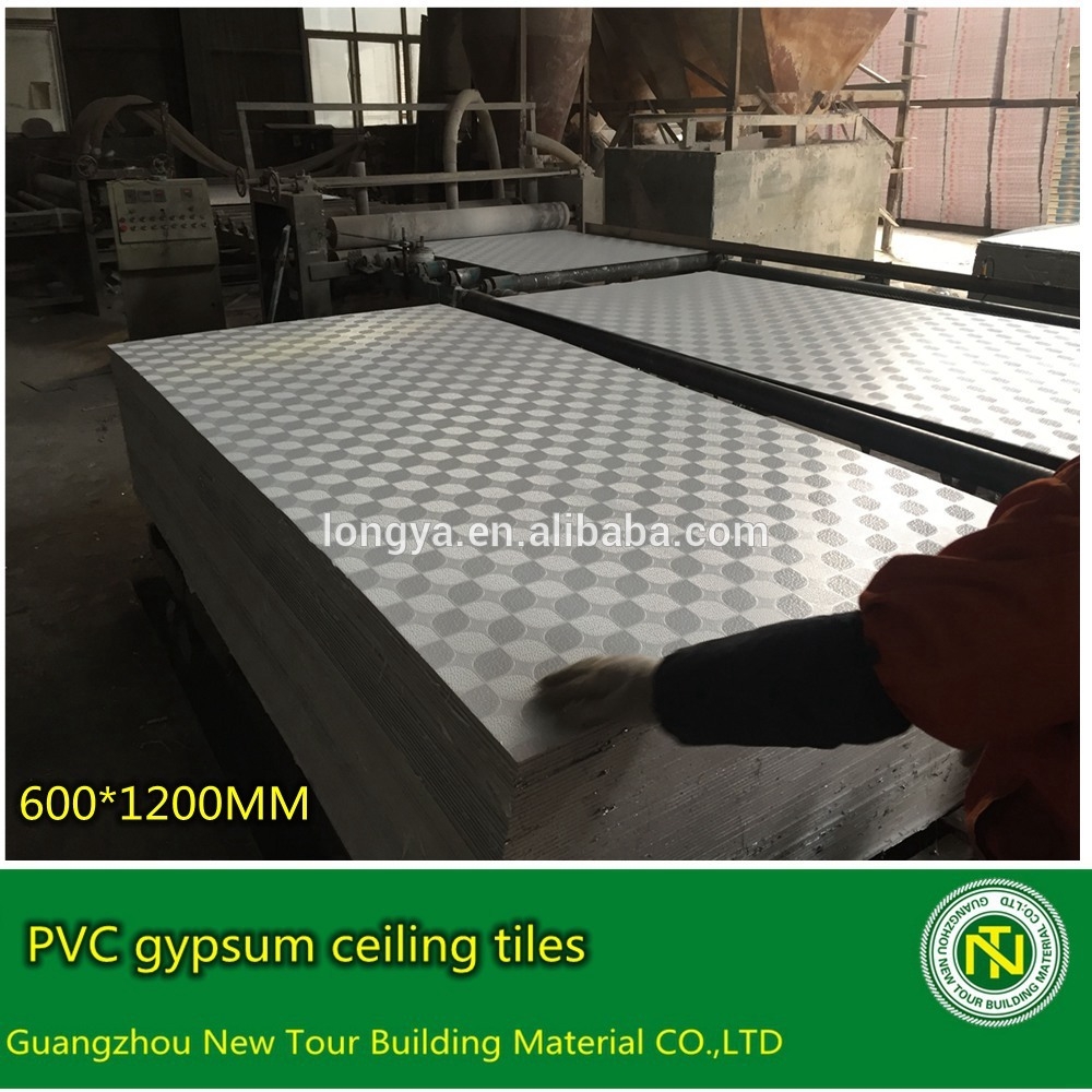 Vinyl Faced Gypsum Board Ceiling Tiles