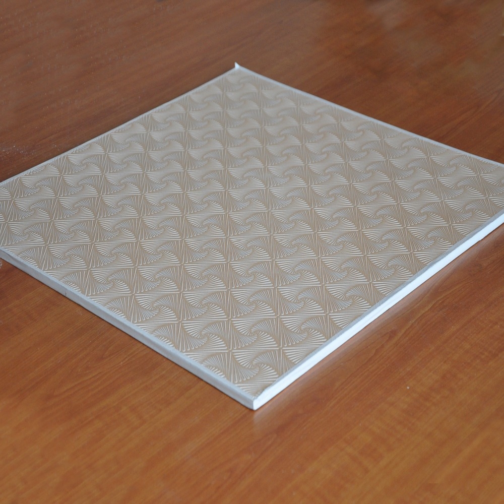 Vinyl Laminated Gypsum Ceiling Tiles