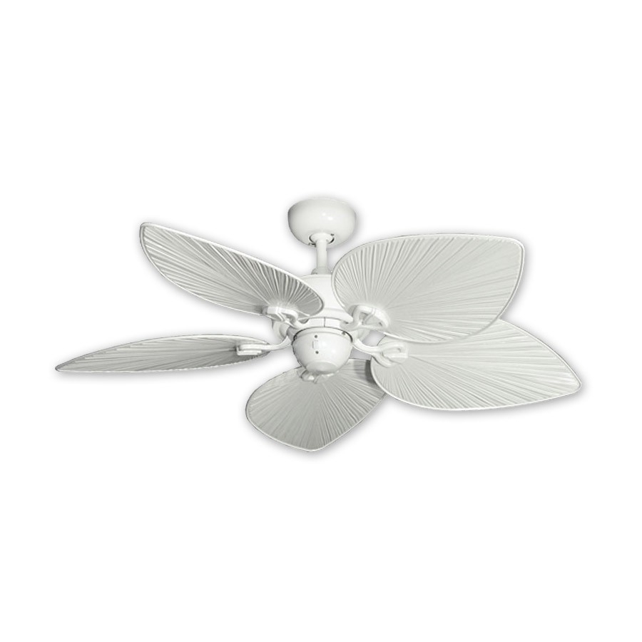White Tropical Ceiling Fans With Lights42 inch tropical ceiling fan small pure white bombay gulf