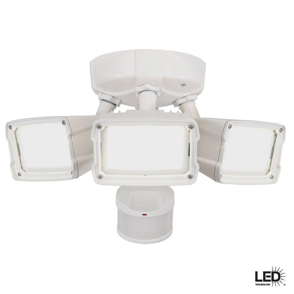 Ceiling Mount Motion Flood Lightdefiant 270 degree motion outdoor activated white led security