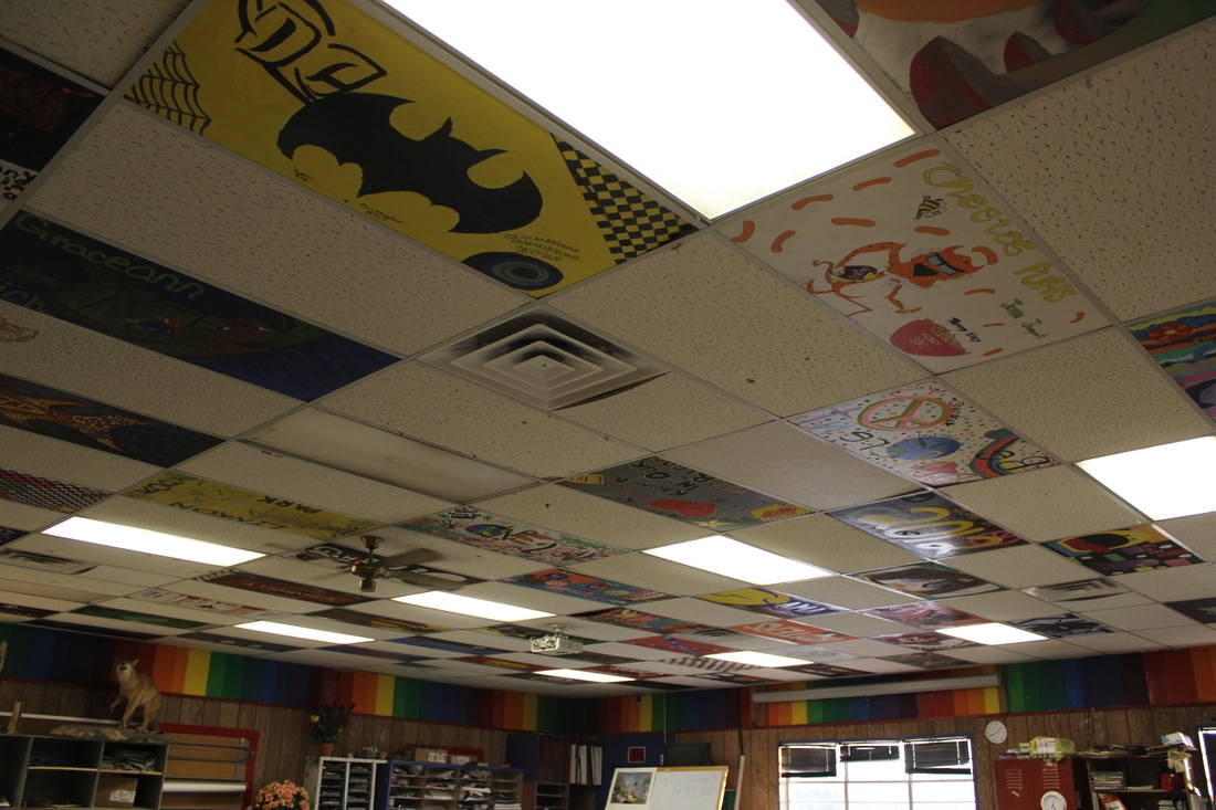 Ceiling Tile Art Projects
