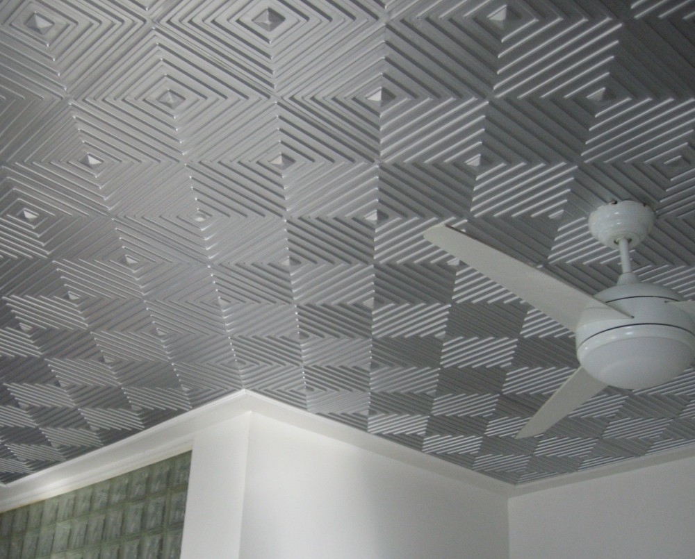 Glued Acoustic Ceiling Tiles