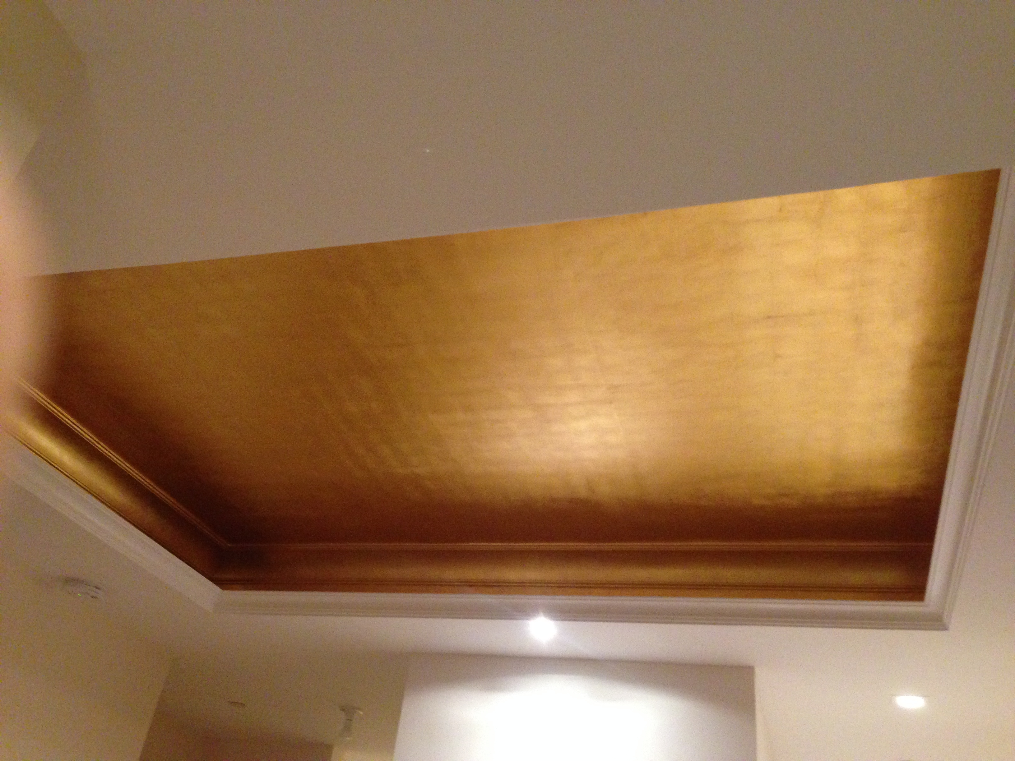 Gold Foil Ceiling Tiles