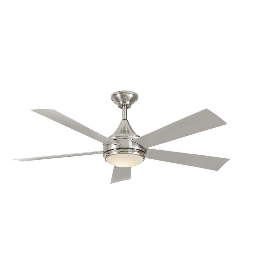 Stainless Steel Ceiling Fan With Led Light