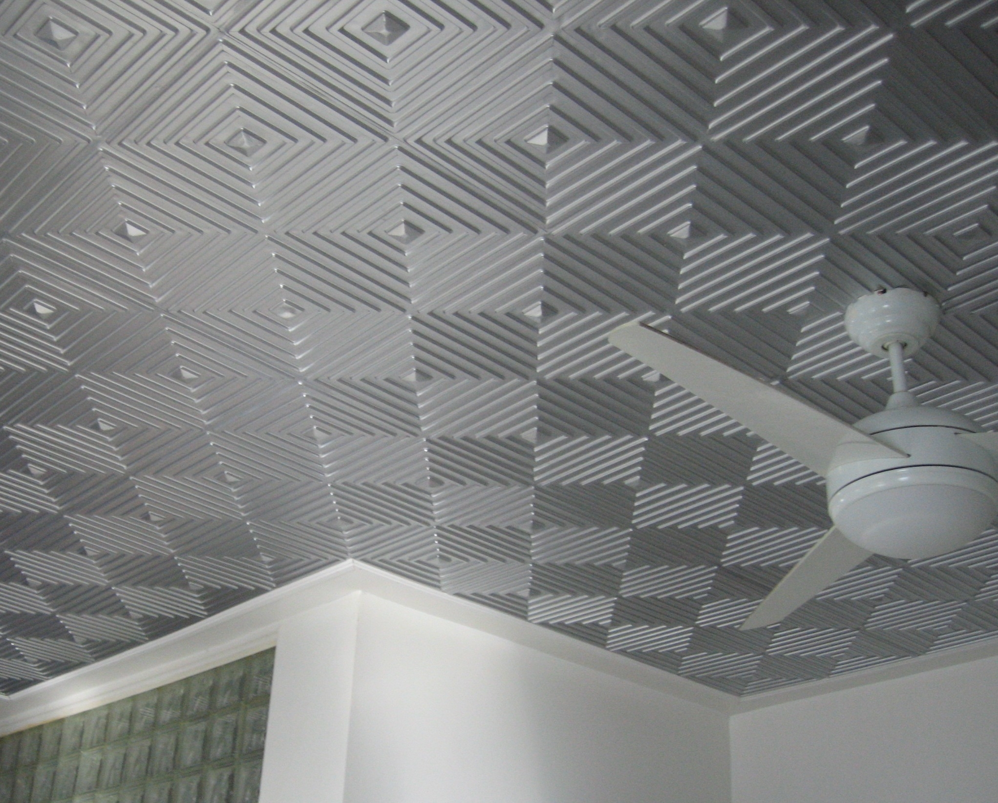 Adhesive Ceiling Tiles Bathroom