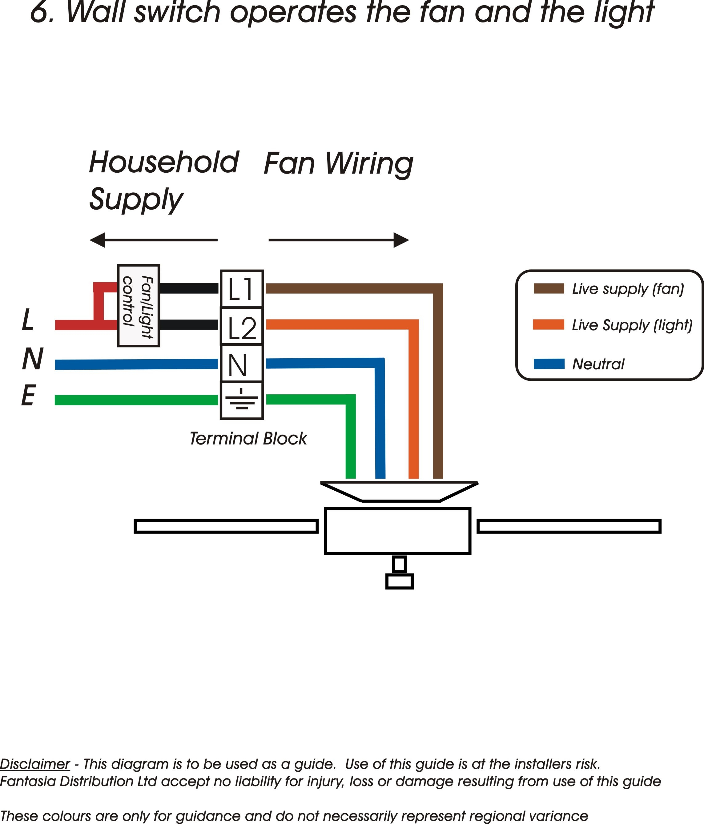 Ceiling Fan Light Switch Diagram
