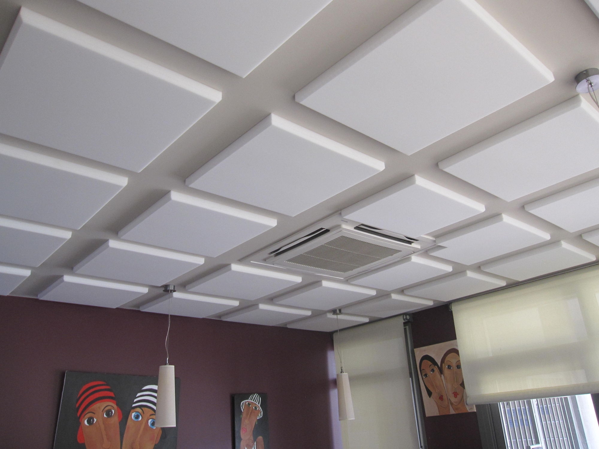 Drop Ceiling Tiles Acousticfoam suspended ceiling tile panel acoustic capteur