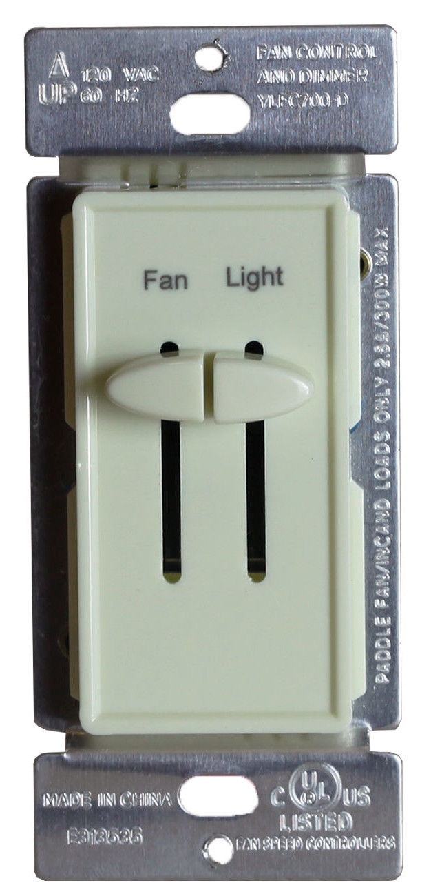 Dual Ceiling Fan & Light Dimmer Switch