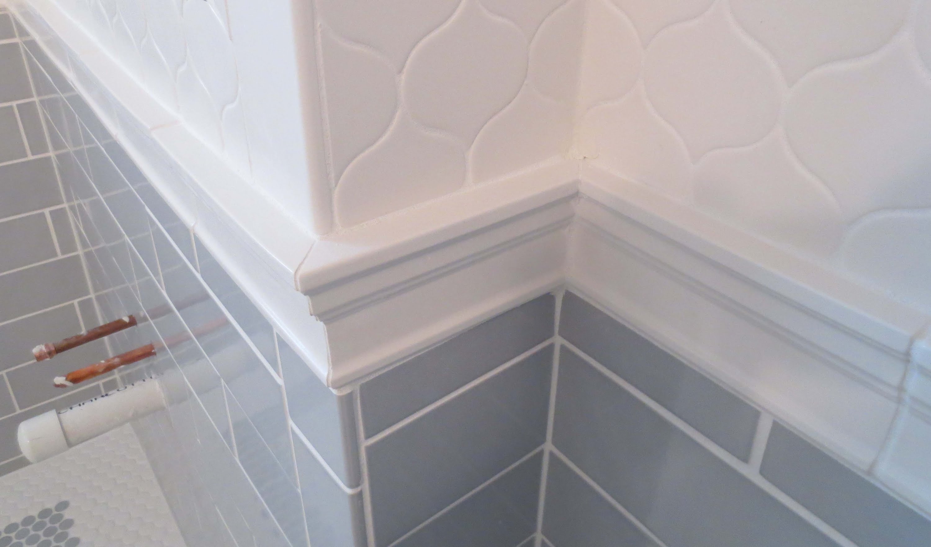 Permalink to Floor To Ceiling Tiles And Cornice