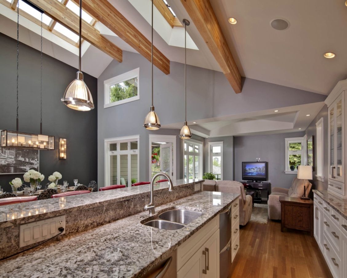 Lighting Ideas For Vaulted Ceiling Kitchen
