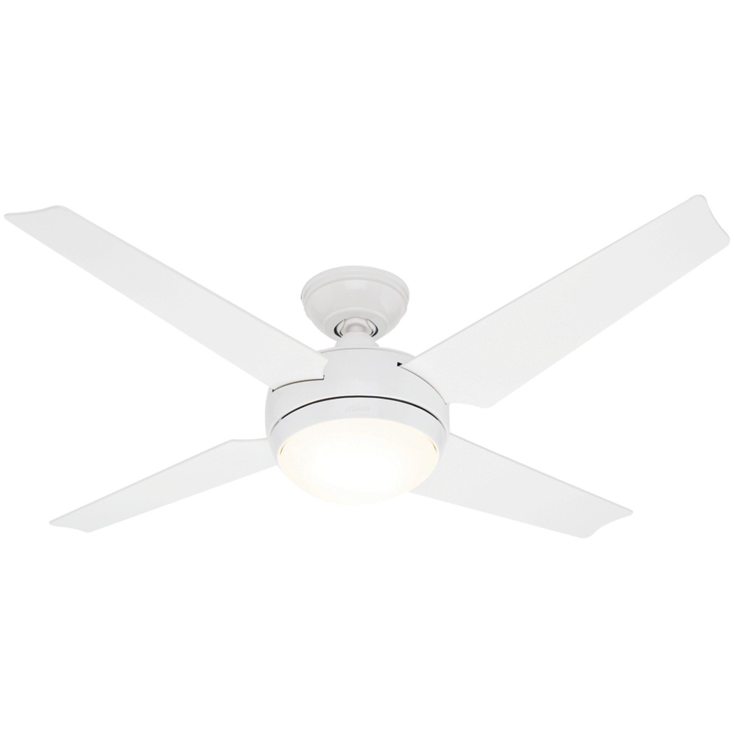 Small White Ceiling Fan With Light