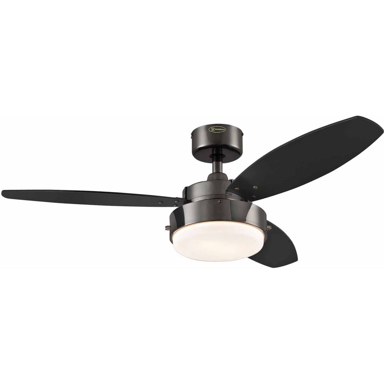 42 Black Ceiling Fan With Light