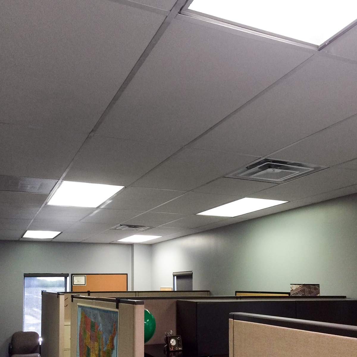 Fabric Wrapped Ceiling Tiles