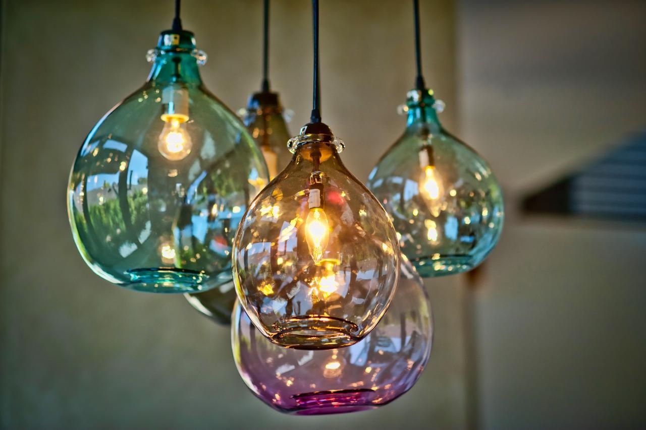 Permalink to Hand Blown Glass Ceiling Lights