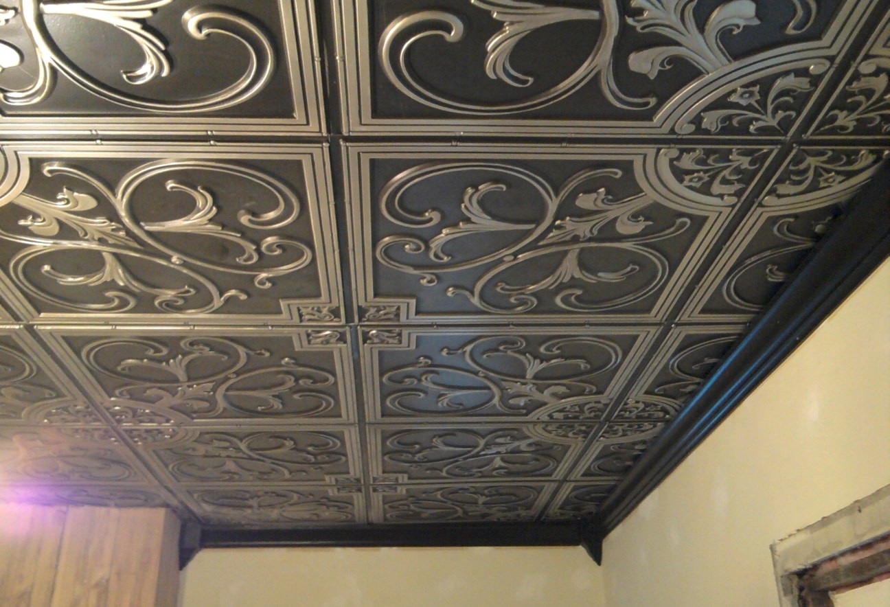 Plastic Stamped Ceiling Tiles