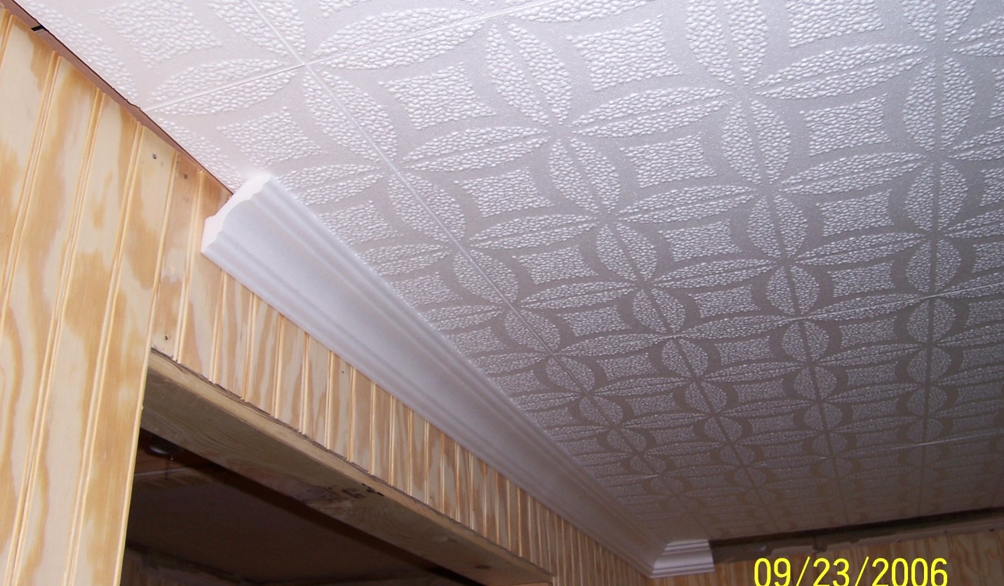Polystyrene Moulded Ceiling Tiles