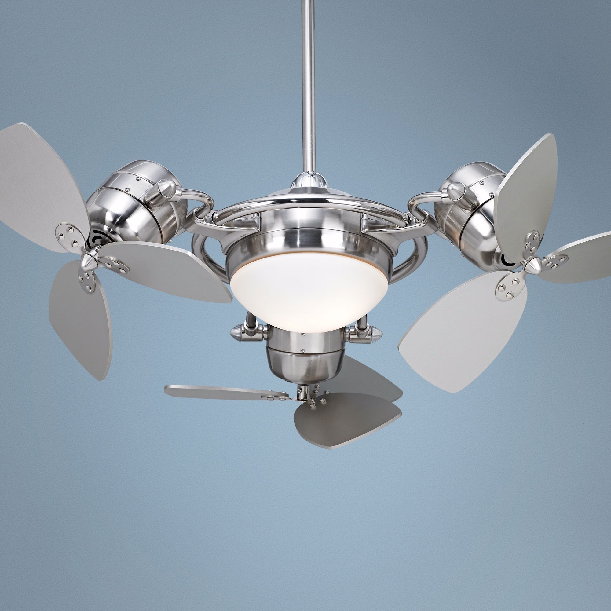 Silver Ceiling Fan Light Kit