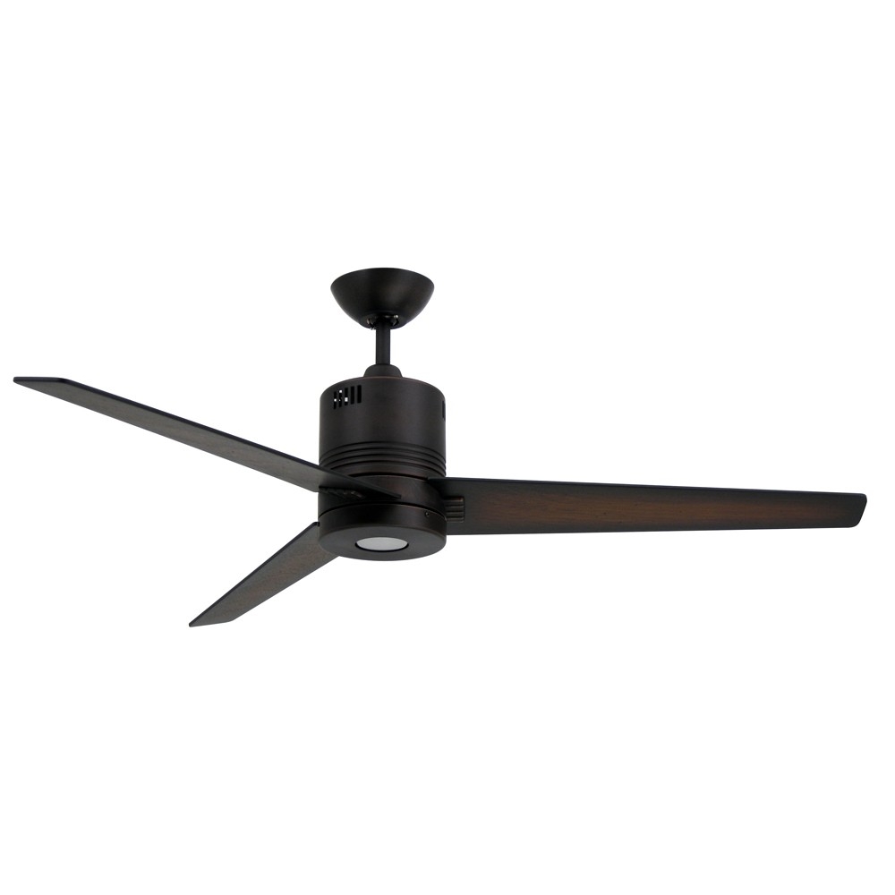 Contemporary Outdoor Ceiling Fan With Light