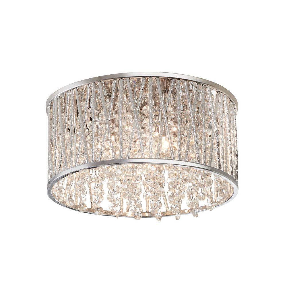 Permalink to Flush Mount Ceiling Light Fixtures Crystal