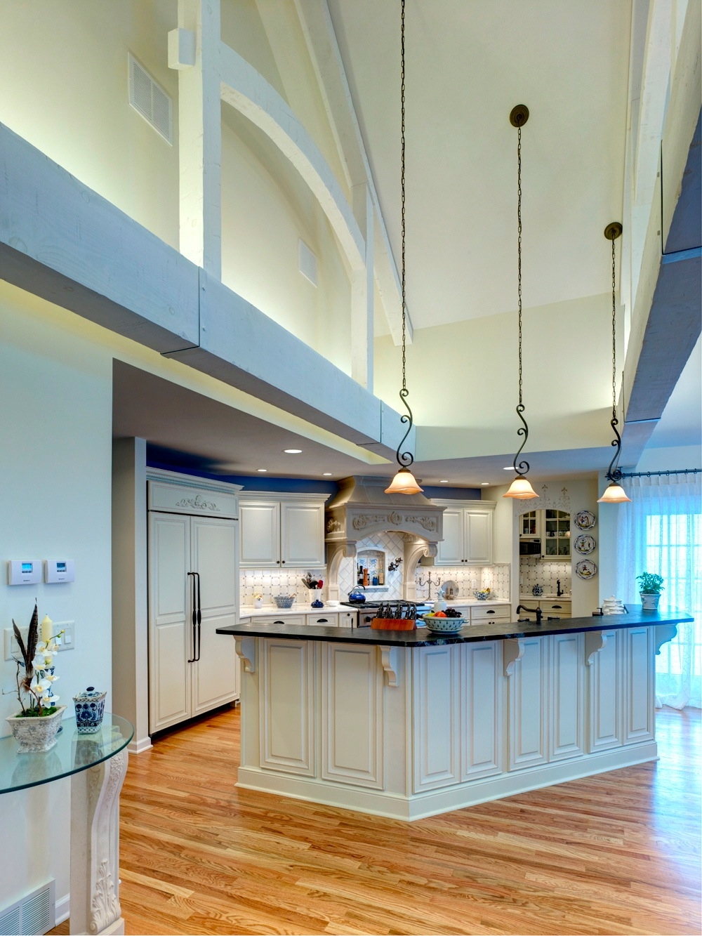 Light Fixtures For High Vaulted Ceilingskitchen lighting vaulted ceiling kutsko kitchen