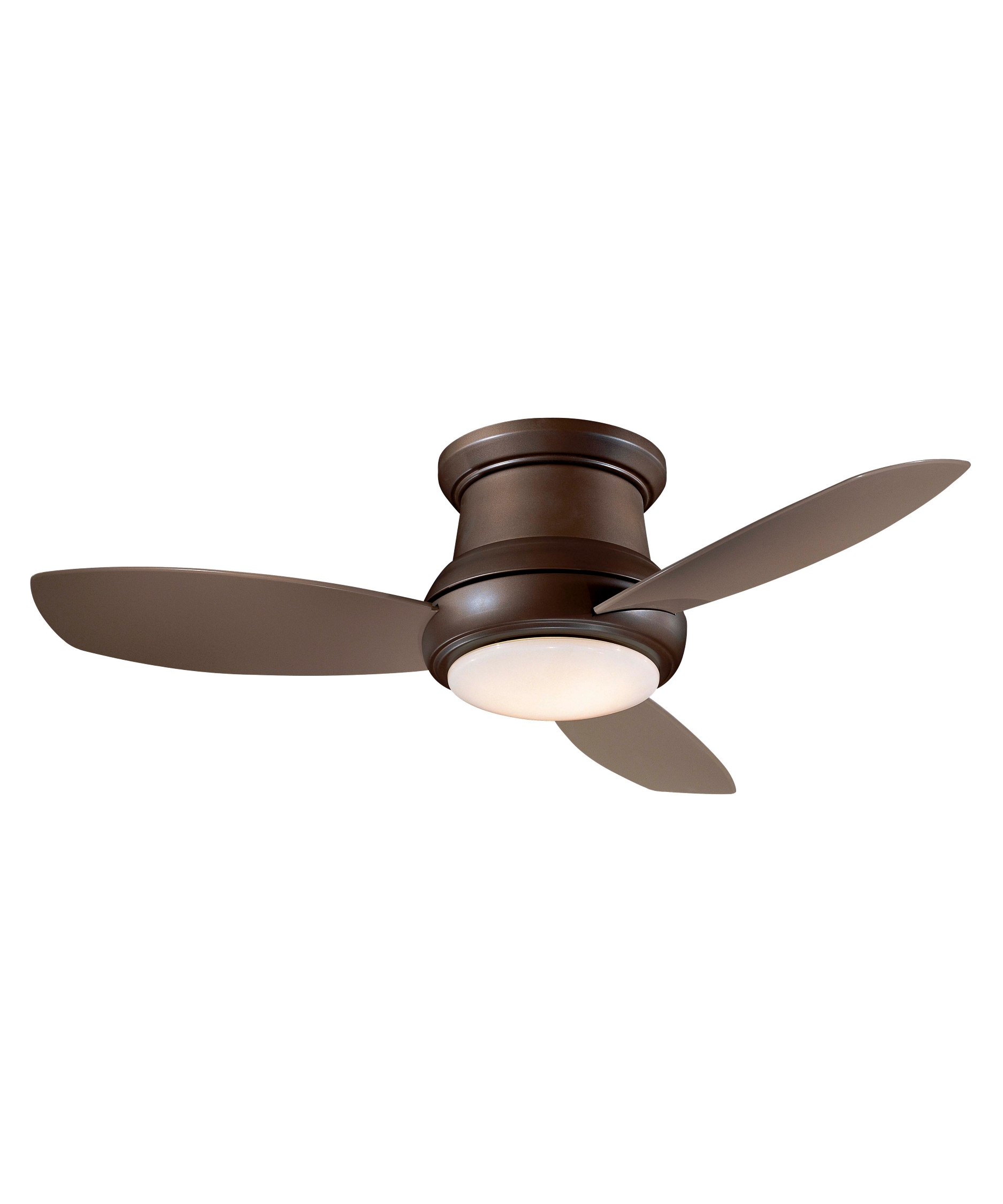 Oil Rubbed Bronze Ceiling Fan With Light Flush Mount