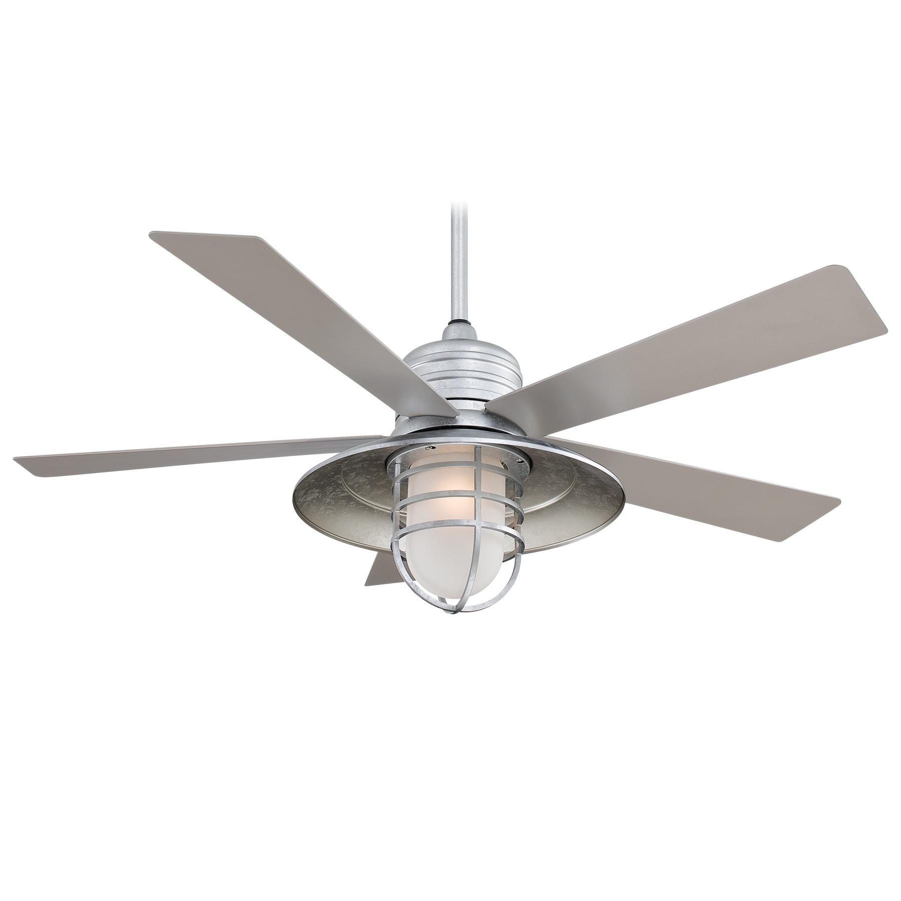 Black Ceiling Fan With Bright Light
