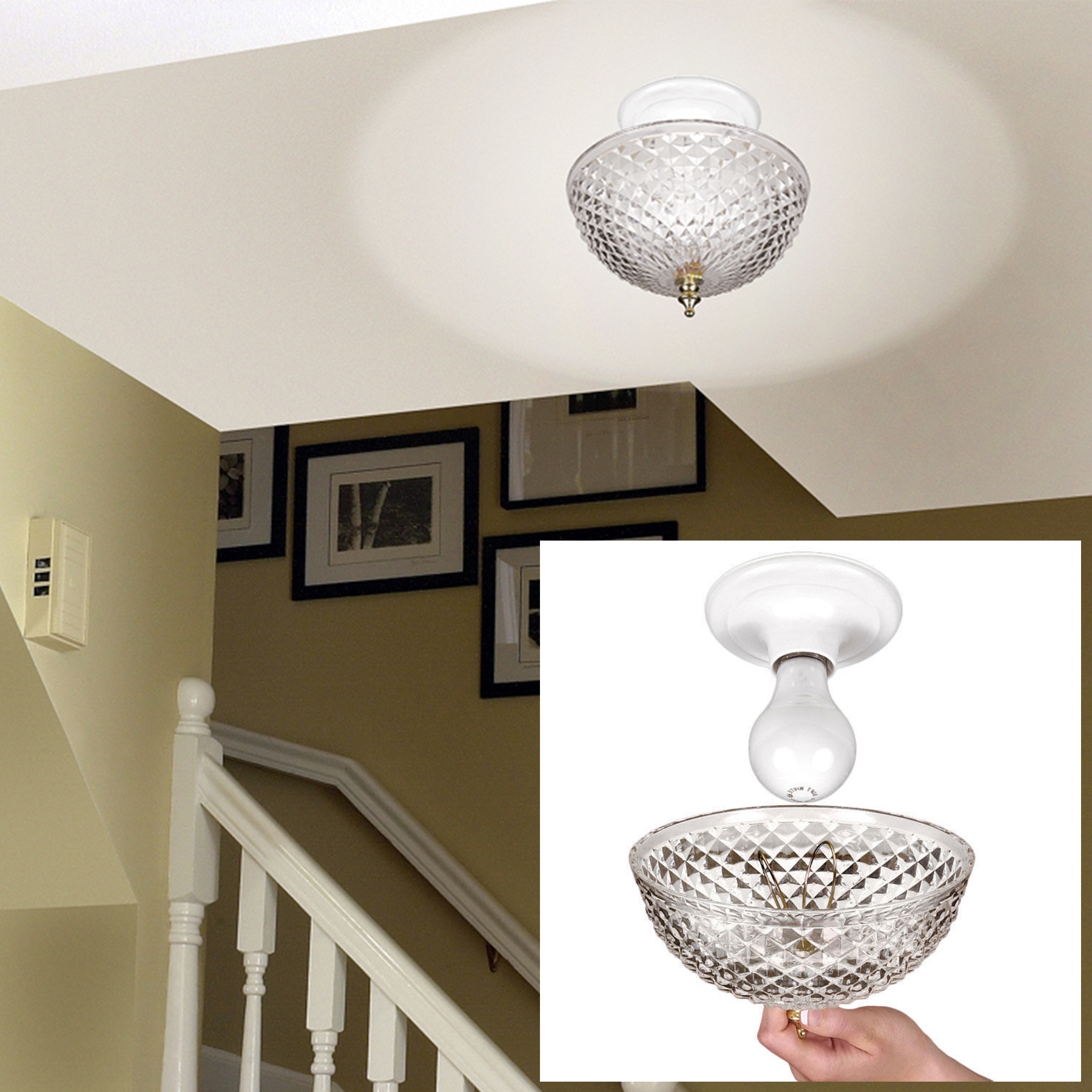 Ceiling Light Bulb Covers Clip On