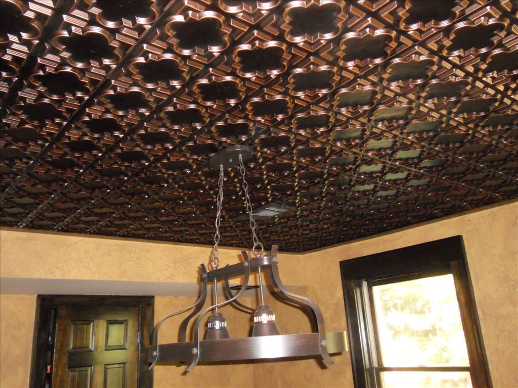 Permalink to Industrial Metal Ceiling Tiles