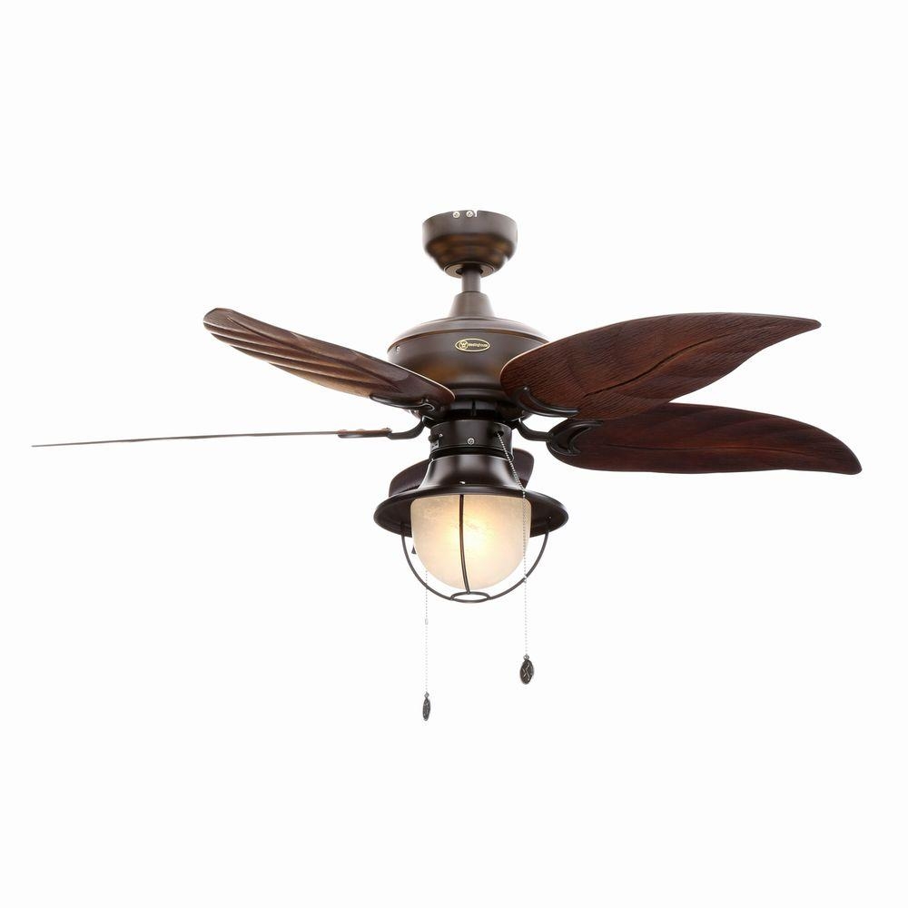Outdoor Ceiling Fan With Dimmable Light