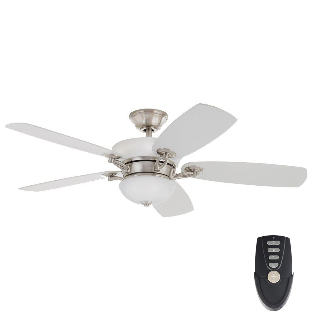 Permalink to Satin Nickel Ceiling Fan With Light