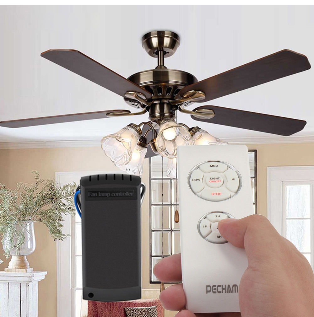 Universal Ceiling Fan Remote Control Kit For Cfl And Regular Light Bulbs