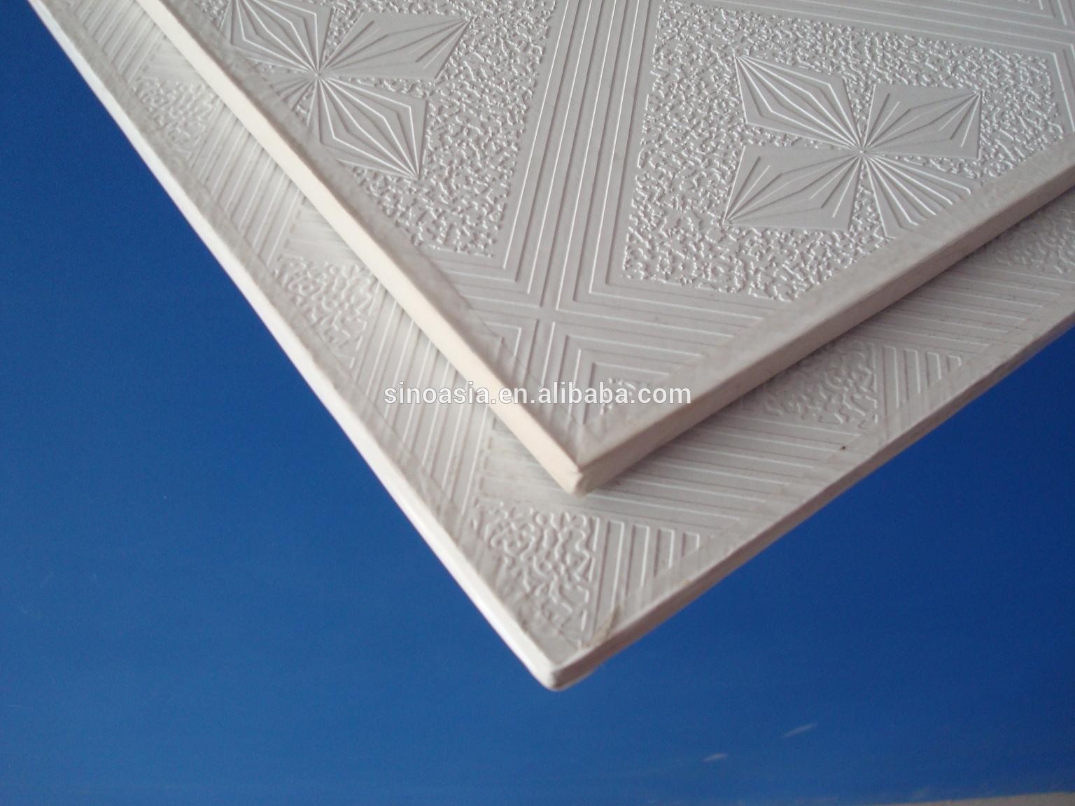 Vinyl Faced Plasterboard Ceiling Tiles