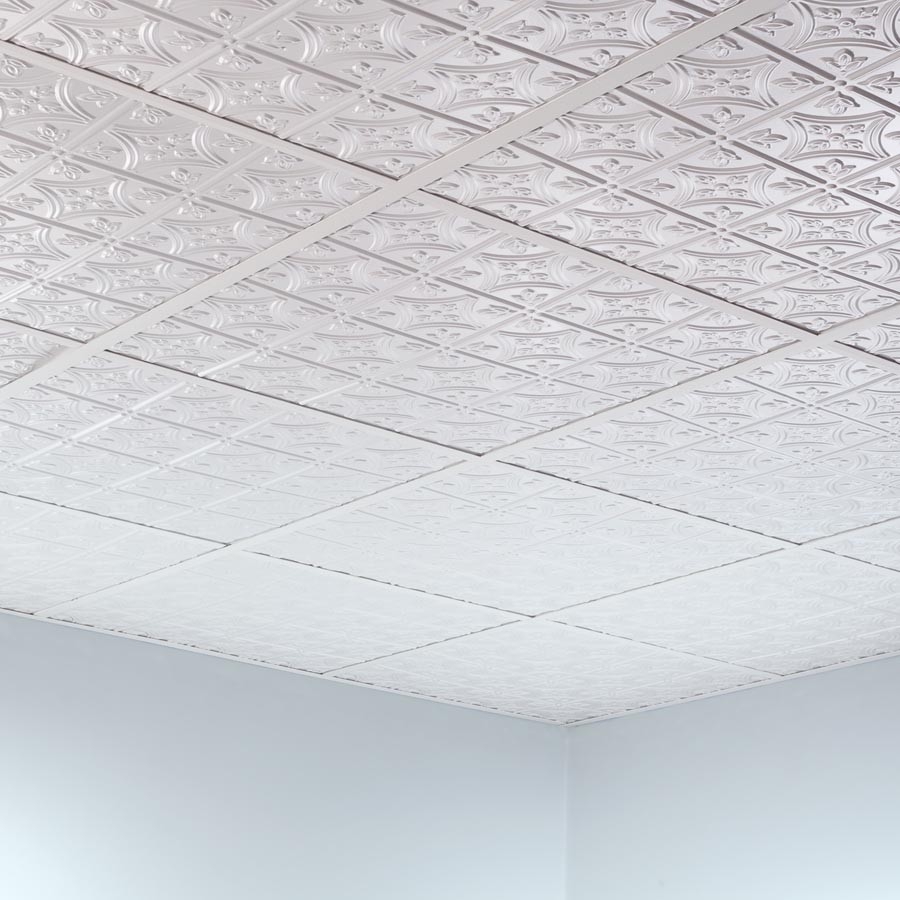 White Ceiling Tiles 2×4