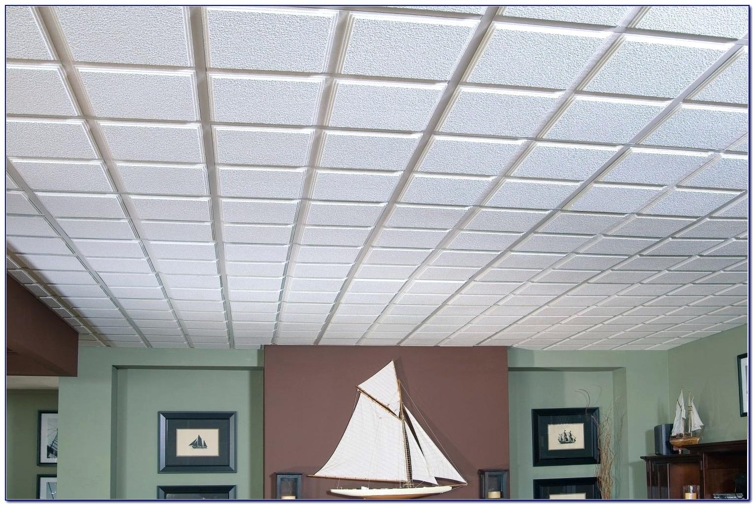 2×4 Ceiling Tiles That Look Like 2×2