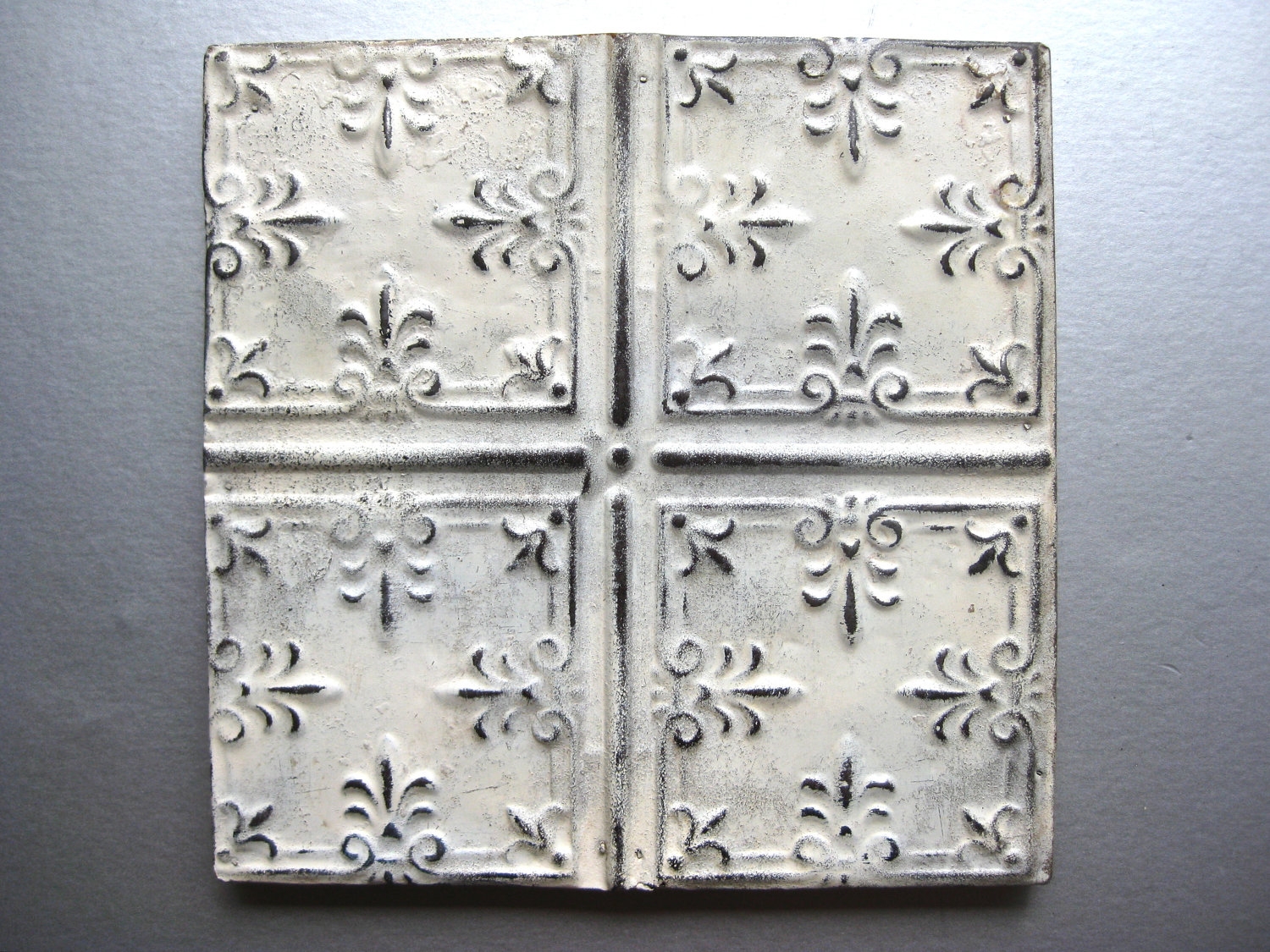 Permalink to Antique White Tin Ceiling Tiles