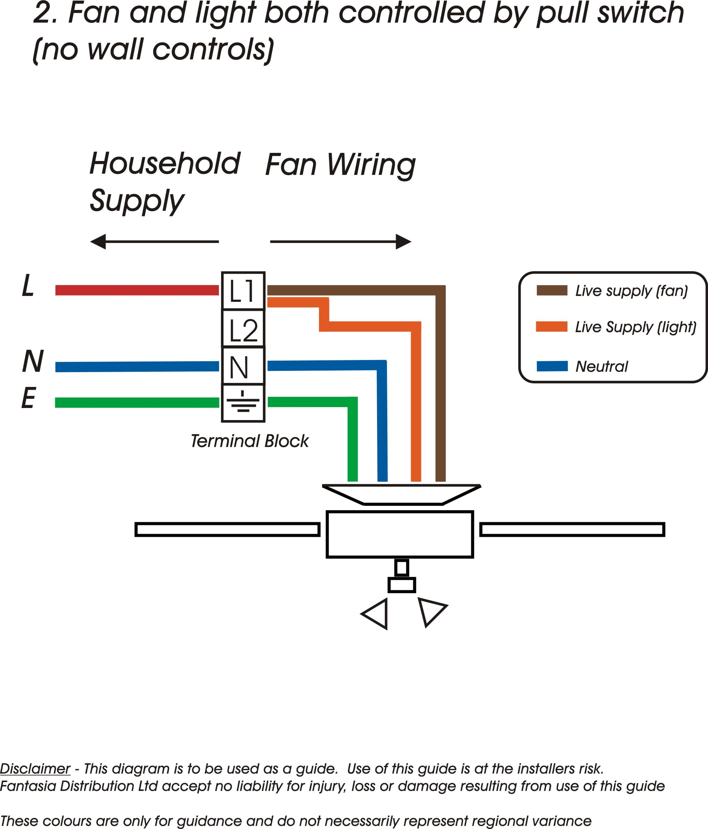Ceiling Fan With Light Wiring