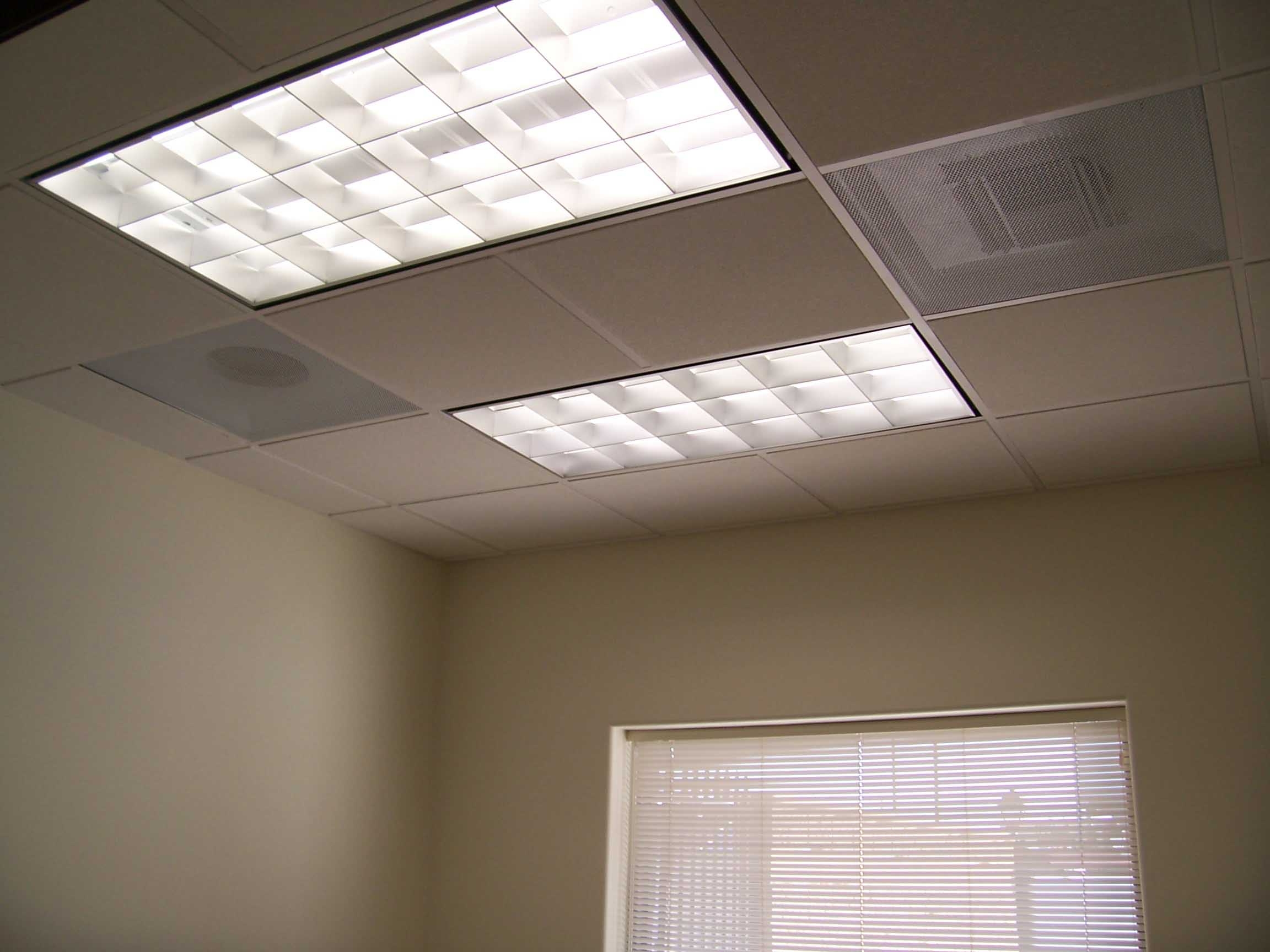 Fluorescent Light Ceiling Tiles
