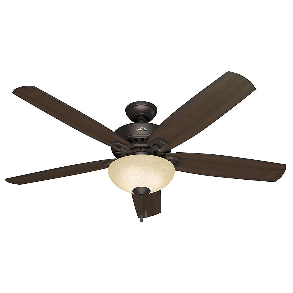 Permalink to Hunter Bronze Ceiling Fan With Light