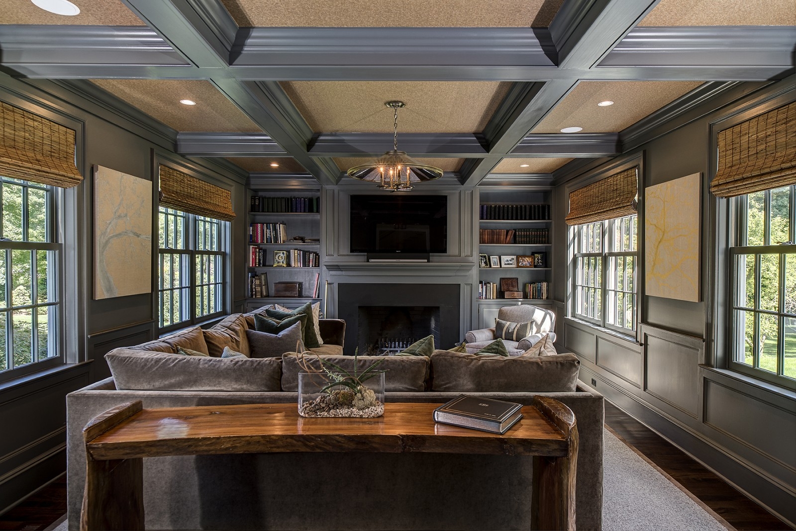 Lighted Coffered Ceilings